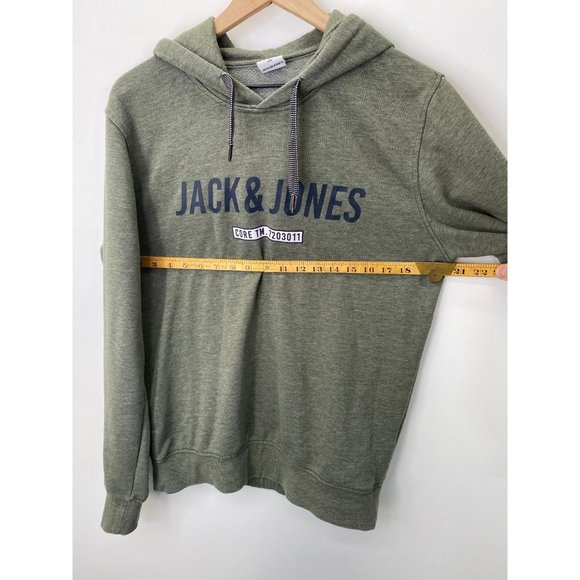 Jack & Jones Long Sleeve Sweatshirt Green Size One - Picture 4 of 5